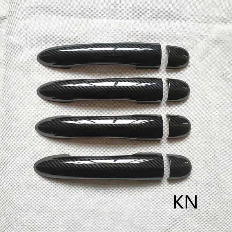 For Renault LAGUNA 3 iii mk3 accessories door handle cover trim handles covers plastic Imitation carbon fiber