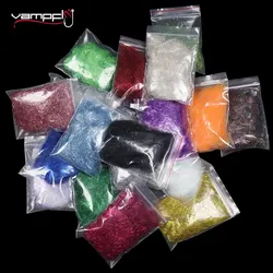 Vampfly 2g/Bag Ice Dub Fly Tying Material For Tying Nymphs Scuds Shrimps Fly Trout Fishing Lure Accessories Orange Pearl White