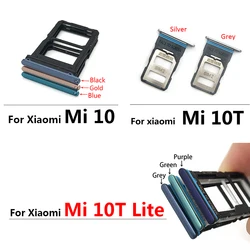 Neue Sim Card slot tray Halter Für Xiaomi Mi 10 Mi10 Pro Mi 10T Lite Poco X3 SIM Tray reparatur Teil