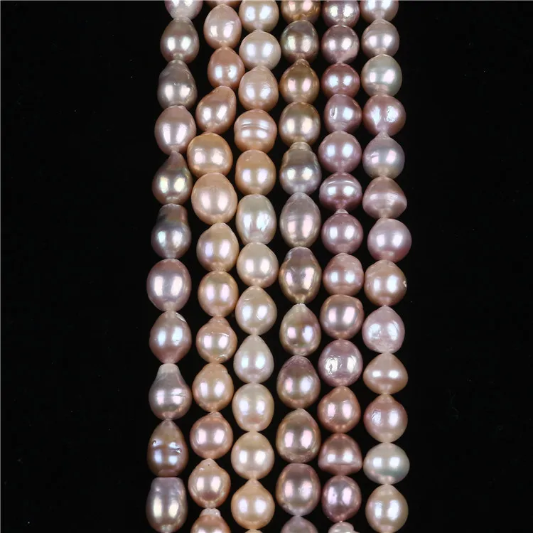 12-13mm natural cultured edison freshwater pearl strands