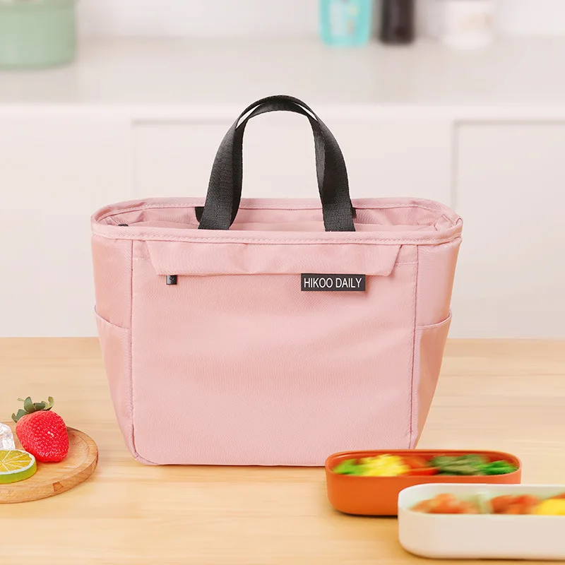 Large Capacity Portable Lunch Bag for Picnic Travel School Thermal Insulated Bento Box Cooler Bag Food Storage Container Handbag