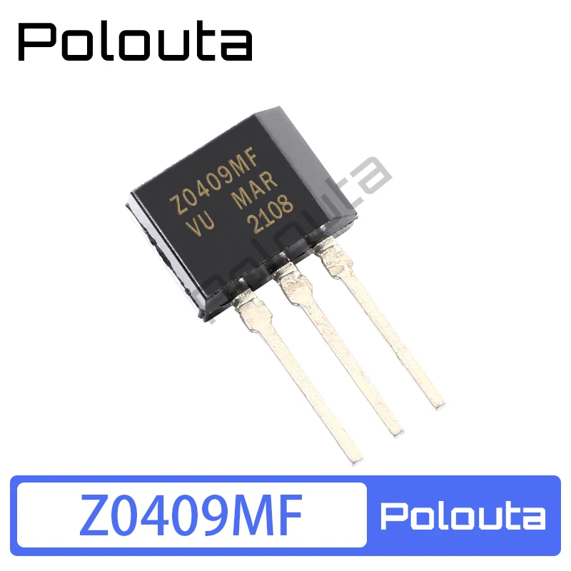 10 Pcs Polouta Z0409MF TO-202 600V/4A/0.2W Triac DIY Electronic Acoustic Components Kits Integrated Circuits Arduino Nano