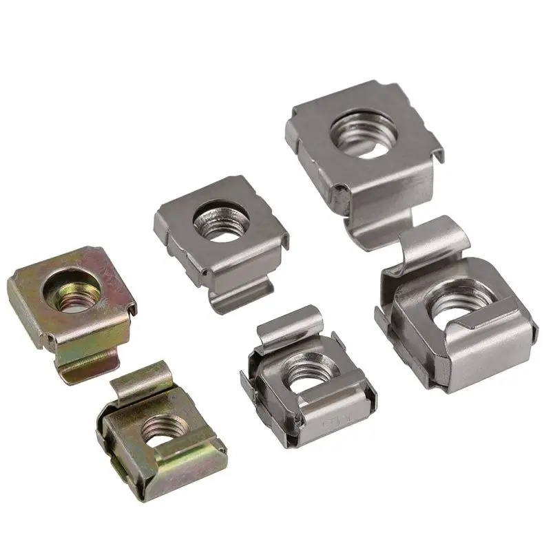 high quality environmental protection electroplating cabinet case nut floating nut CNcard nut m4m5m6m8 10Pcs