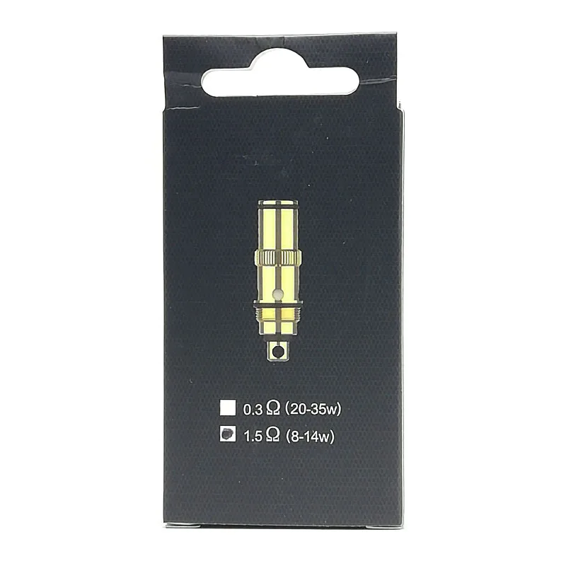Bobine originali 1.5ohm 0.3ohm di OHM Vape di 5 pz/lotto per la bobina elettronica della sostituzione della sigaretta del corredo del vaporizzatore di Ohm AIO/dotAIO
