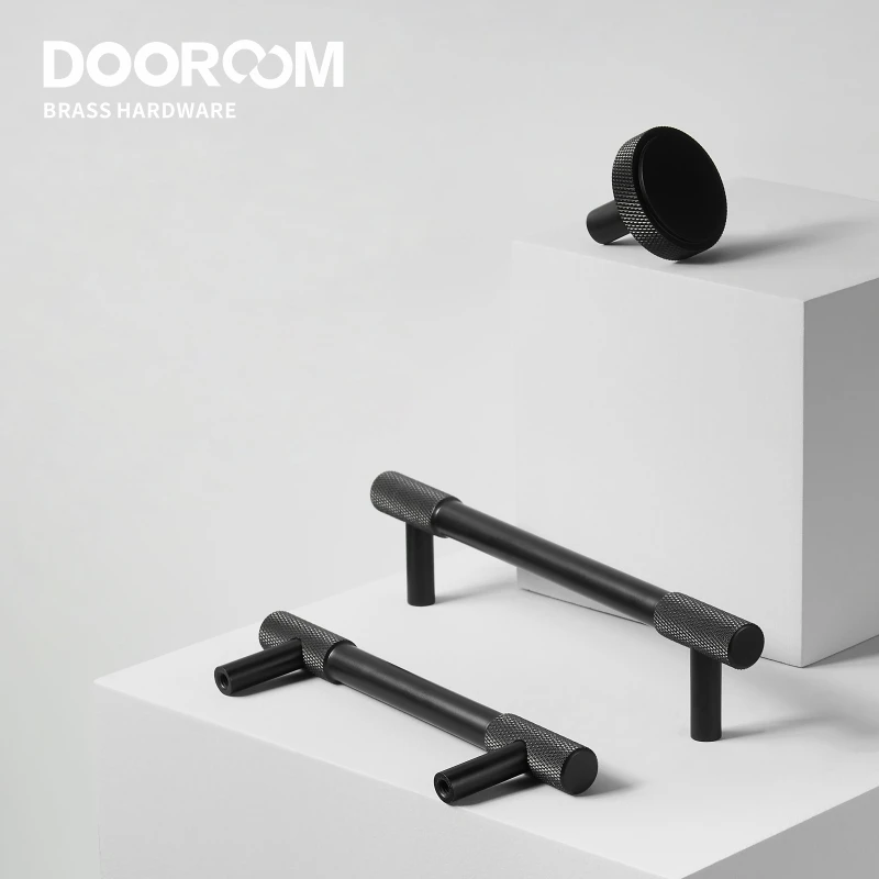 Dooroom – poignées de meuble molletonnées en laiton, longues tirettes rondes modernes, armoire, armoire, commode, boîte à chaussures, tiroir,