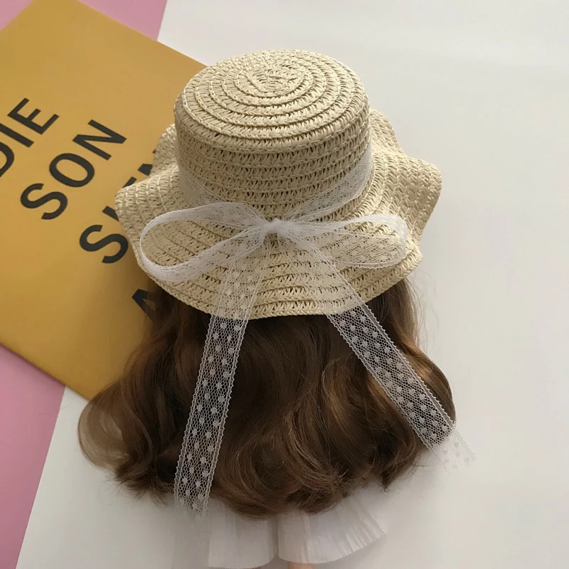 DLBell New handmade Style Straw hat for Blyth doll pullip Licca, Azone 1/6 dolls accessories