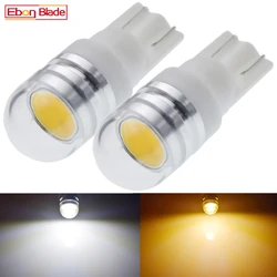 2 x T10 W5W LED Bulb Warm White 6V 6.3V 6 Volt 12V Classic Car Interior Side Wedge Light Scooter Moto Pinball Game Machine Lamp