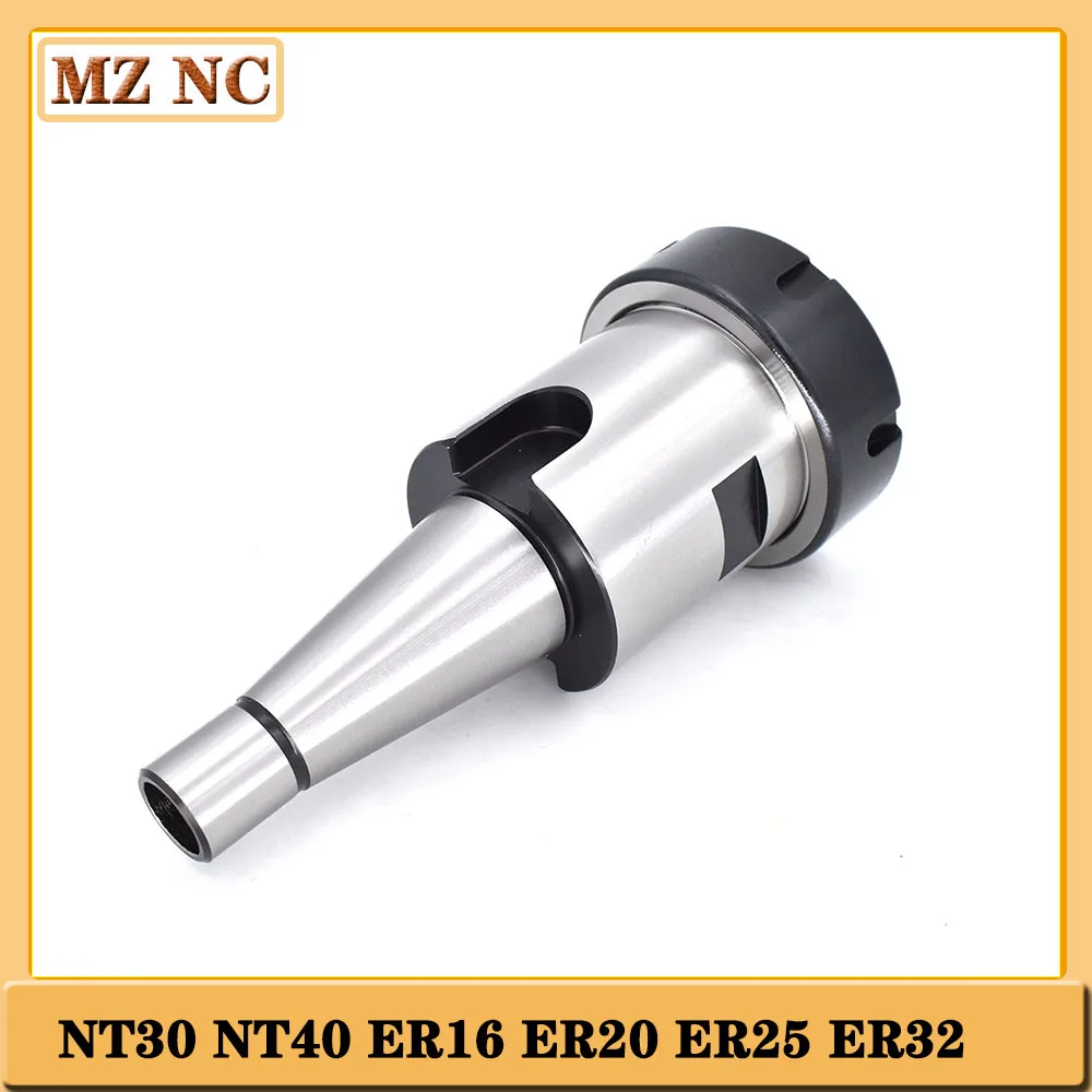 1pcs NT40 ER20 ER25 ER32 NT40 ER40 collet chuck tool holder M16 thread  for CNC machine