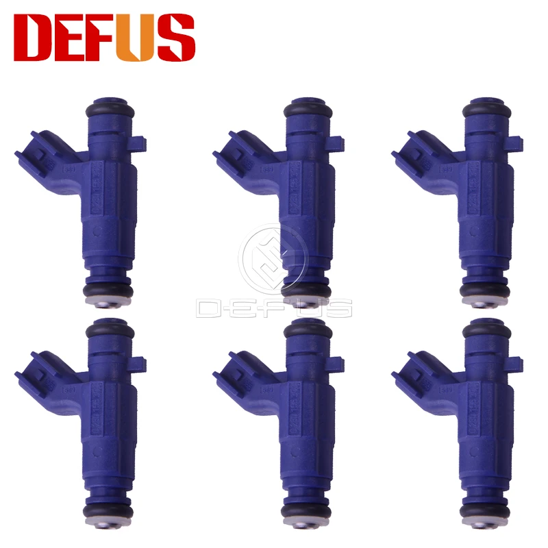 

DEFUS 6PCS OEM 0280156300 Fuel Injector Nozzle High Quality New For Cadillac CTS SRX 3.6L 08-09 Car Gasoline Nozzle New