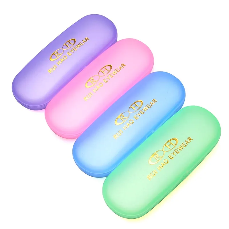 Super Light Plastic Glasses Case Eyewear Accessories Eyeglasses Case Colour Spectacles Box Online Transportation Protection Box