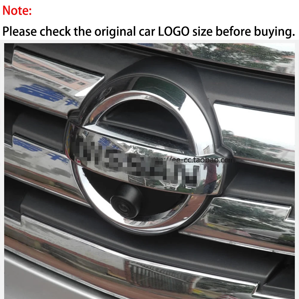 ZJCGO CCD HD Car Front View Parking LOGO Camera Night Vision Positive for Nissan Cube Armada Frontier Murano Teana Sylphy Sentra