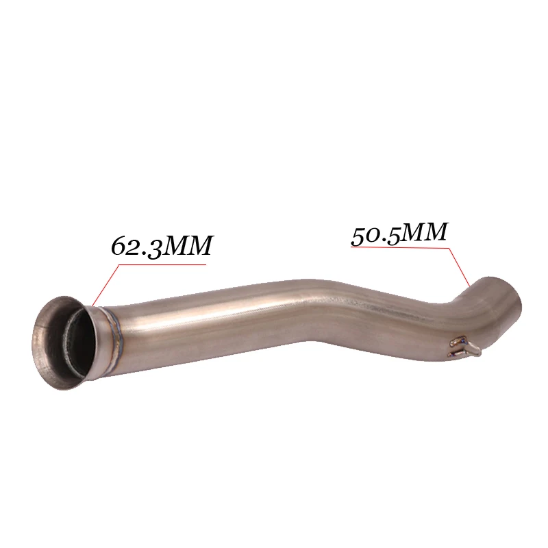 Motorfiets Uitlaat Titanium legering Mid Link Pijp Voor KTM 790 Adventure/R790 Adventure R Rally 19-22 790 ADV NK 800MT