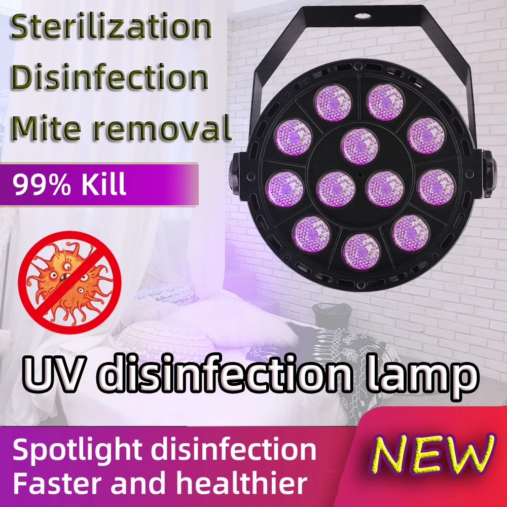 LED Par Lamp Ultraviolet Disinfecting Lamp, UVC LED Super Sterilizing Light for Home Indoor Home Sterilizing Lamp