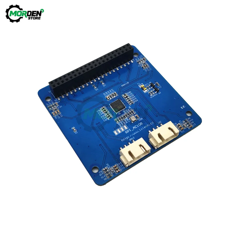 AC108 Intelligent Voice Recognizer Audio Decoder Module APA102 RGB LED Shield Four MIC Input for Raspberry Pi