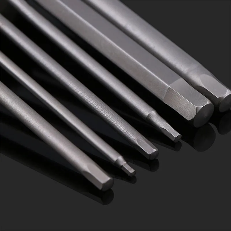 Hexagonal Socket Electric Screwdriver Bits Hex Socket Bits Group Alloy Steel Magnetic Bits Group H1.5-H2-H2.5-H3-H4-H5-H6-H8