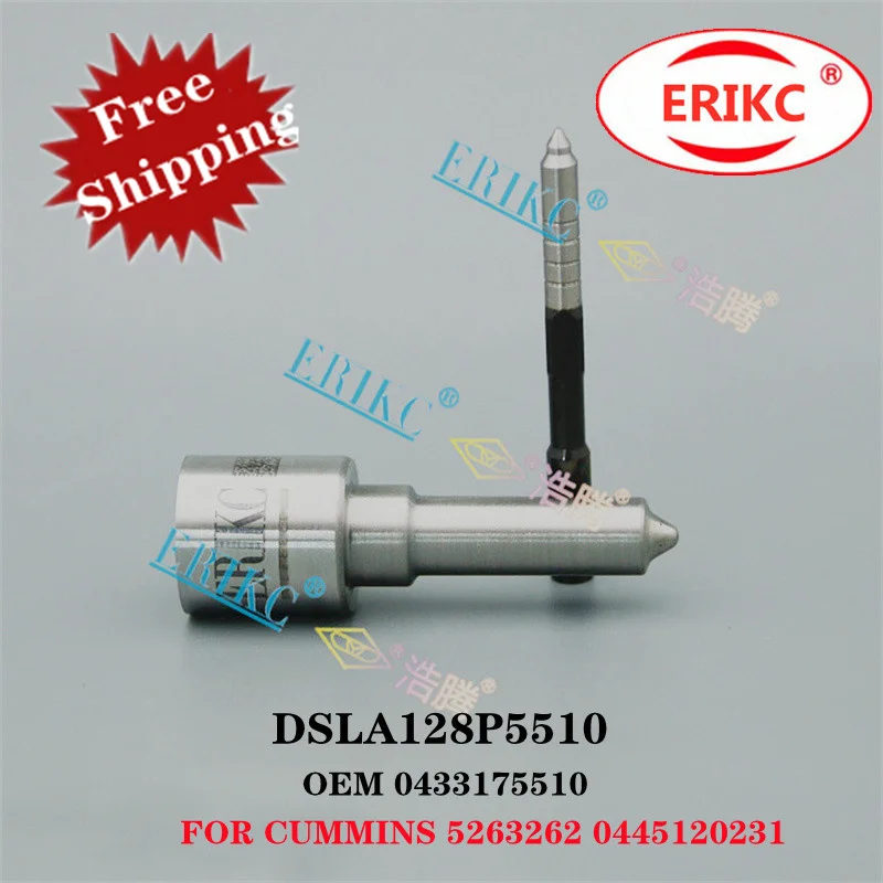 DSLA128P5510 Common Rail Spray Nozzle Set DSLA 128 P 5510 OEM 0 433 175 510 FOR CUMMINS 5263262 0445120231