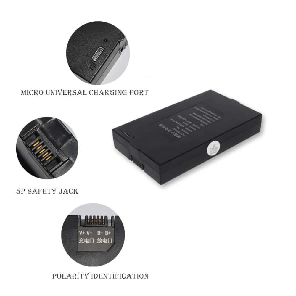 Smart Door Lock Battery 7.4V 4200mAh Rechargeable Polymer Lithium Batteries For Fingerprint Lock