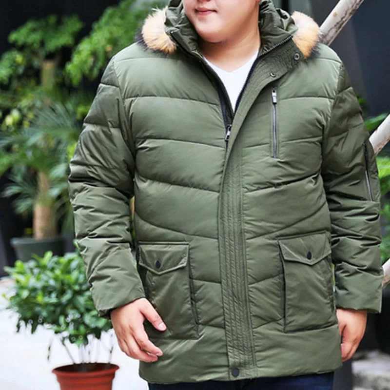 Winter down jackets Men 5XL 6XL 7XL 8XL 9XL 10XL Bust 170cm Plus size down jacket men 3 colors