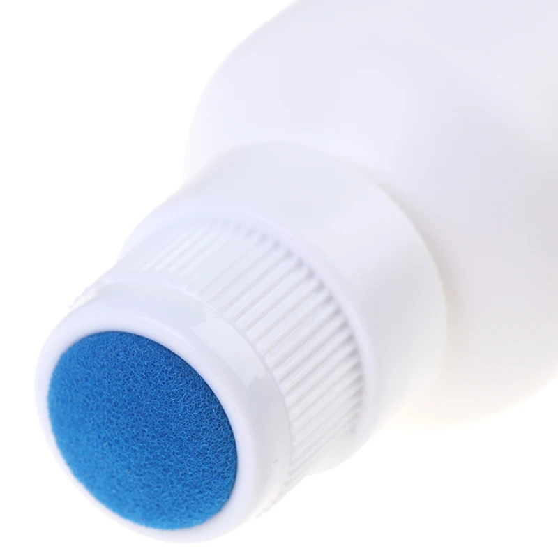 White 20/50/60/100ML Soreness Liquid Bottle With Sponge Applicator, Medicine Liquid Bottle With Blue Sponge Head High Quality