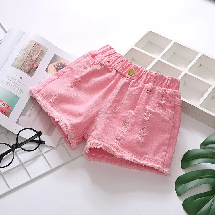 100-150 Cm Summer Girls Casual Shorts Baby Kids Children Wear