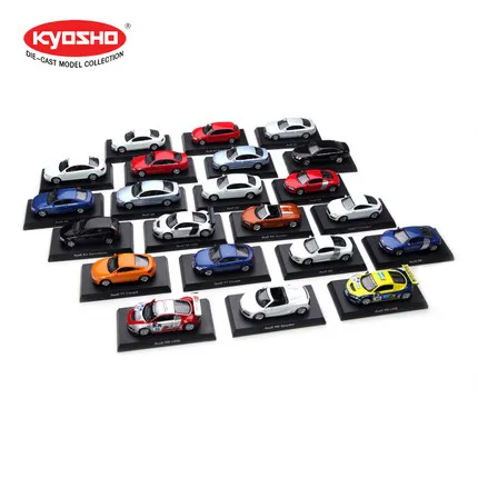 KYOSHO 1:64  A3 SPORTBACK  A4 A5 S6 TT r8 Collection Metal Die-cast Simulation Model Cars Toys