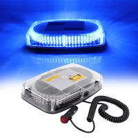 240 LED Magnet Mount Construction Vehicle Car Warning Strobe Light Beacon Amber Red Blue Police Flashing Lights 12V 24V