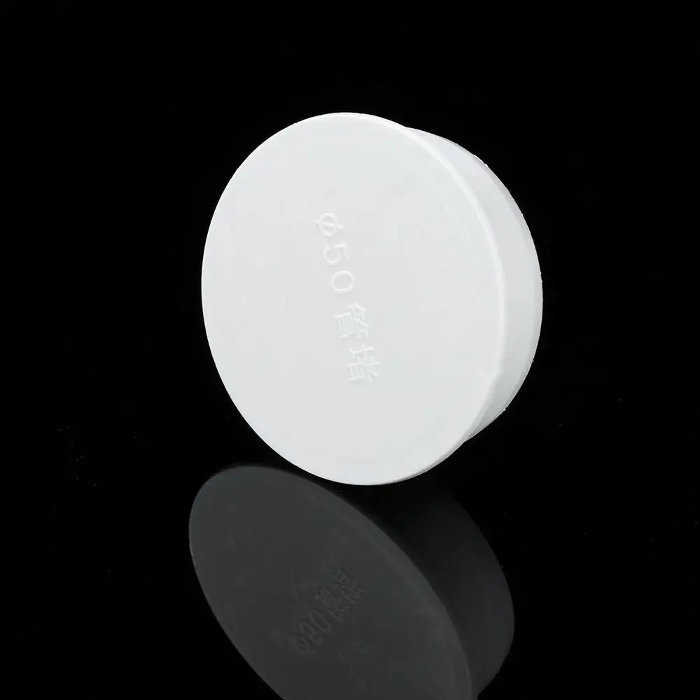 3/5/10pcs Convenient Round Water Pipe Fitting Decor Covers PVC Pipe Cap Fall Tube Insert Plugs Hose End Connectors