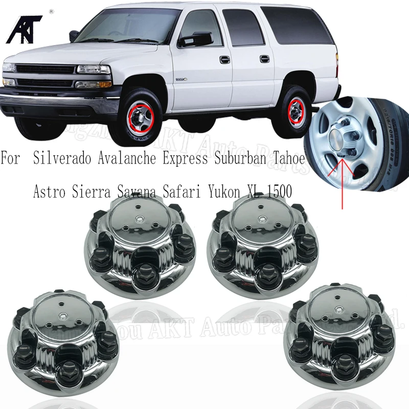 WHEEL RIM CENTER CAPS For CHEVY SILVERADO TAHOE EXPRESS VAN CENTER CAP 1999-2014 9595689 22837059 Hub cover