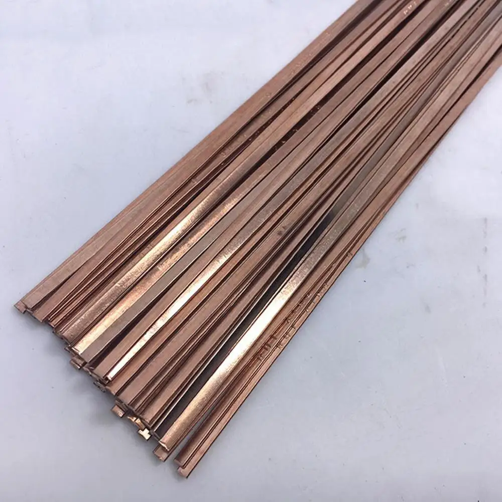 BCuP-2 Copper Brazing Rods 3.2x1x400mm 50pcs for Copper Based Gas Braze Welding Repairing