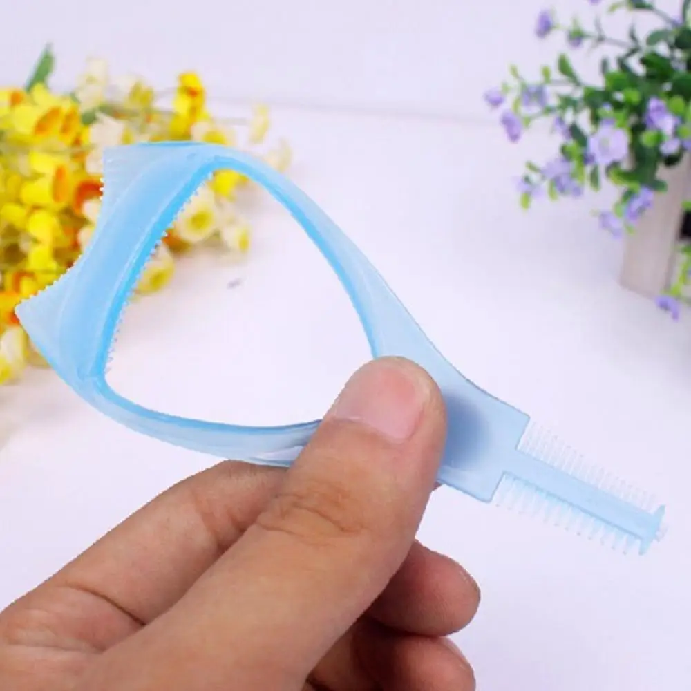 3d Crystal Eyelash Tool Three-In-One Makeup Mascara Shield Guard Curler Guide Applicator Comb Women'S Beauty Accessories