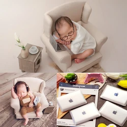 Baby Mini Laptop Pasgeboren Fotografie Props Computer Baby Foto Props Studio Schieten Accessoires Creatieve Rekwisieten