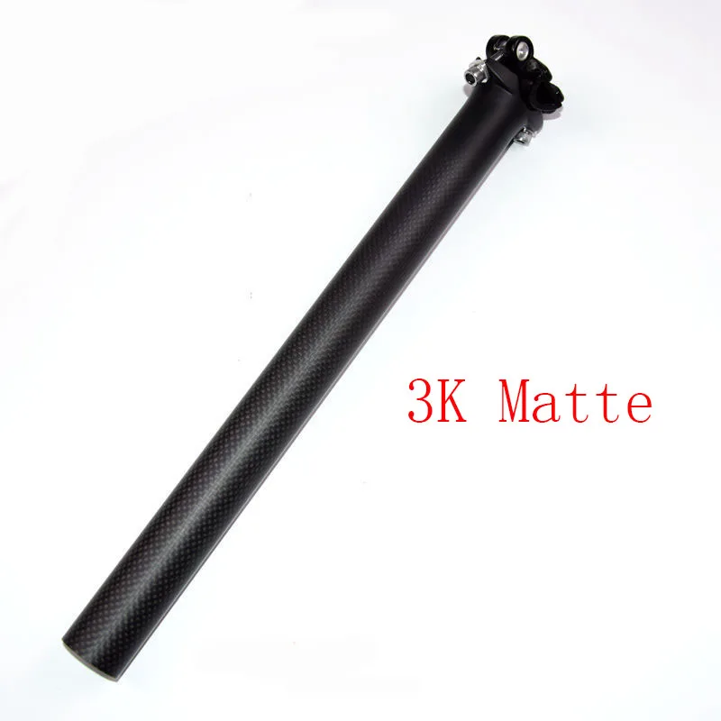 Carbon MTB bike seatpost 27.2/30.8/31.6*350/400mm carbon fiber bicycle seatpost carbon fiber and alloy bike seatpost