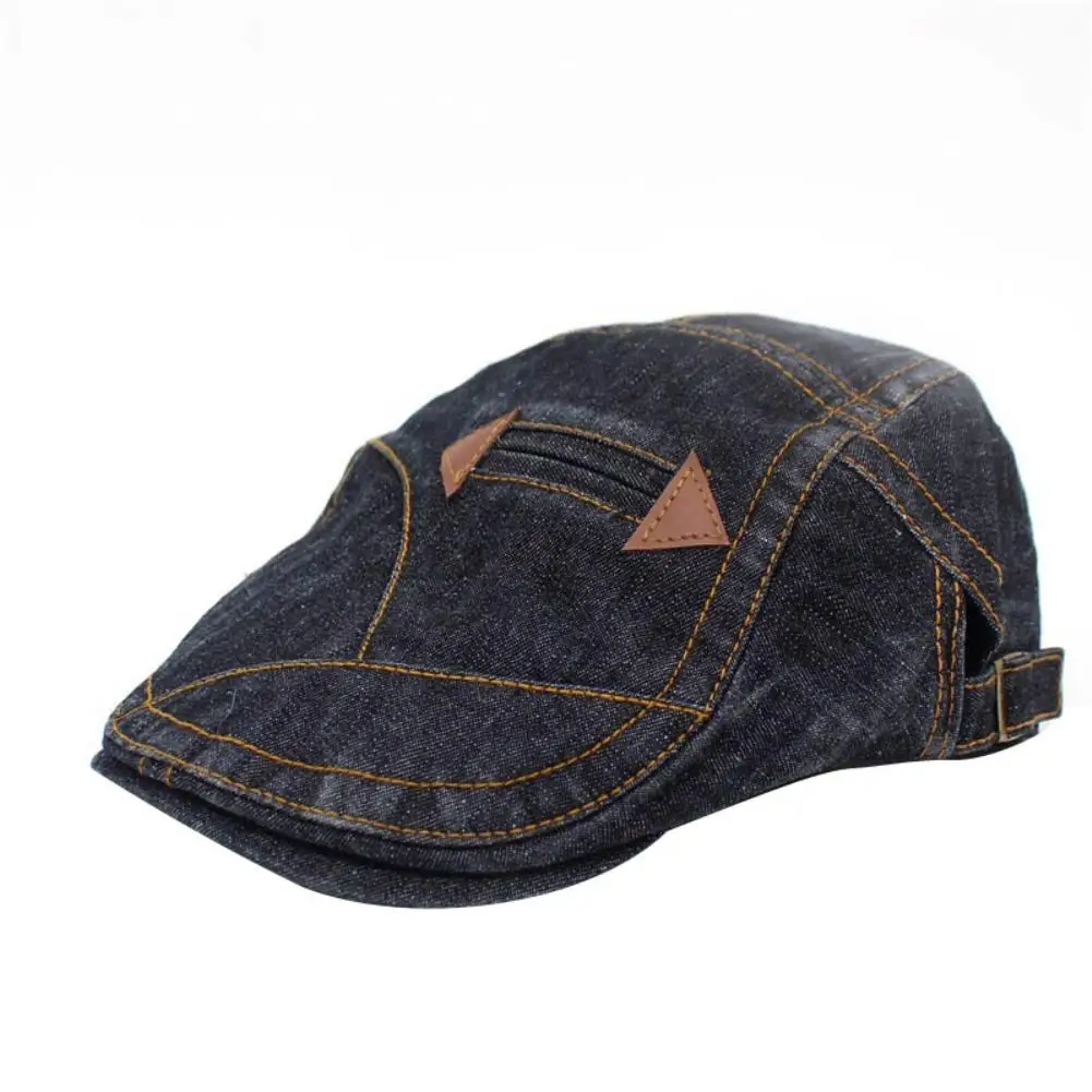 Men/Women Hat Visors Vintage Washed Jeans Outdoor Sports Denim Beret Sun Visor Flat Cap Ковбойские шляпы 2021