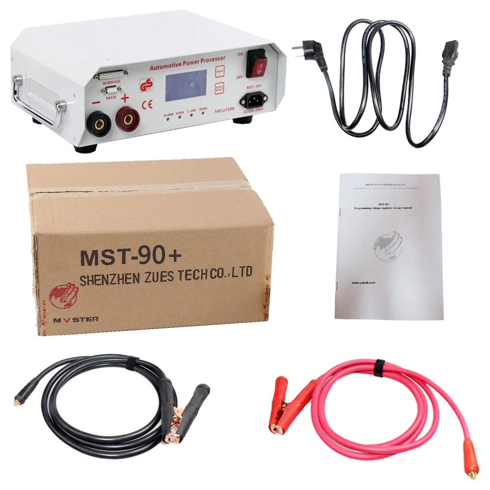 Universal Car Battery Voltage Regulator MST-90+ Charger for Bmw Ecu Coding Power Stabilizer