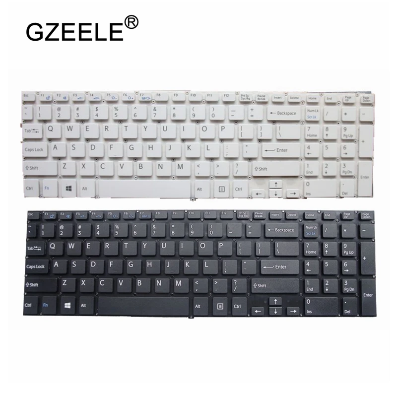 NEW English laptop Keyboard for Sony VAIO SVF15 SVF152 SVF153 SVF154 9Z.NAEBQ.00R SVF15N17CXB AEHK97001103A