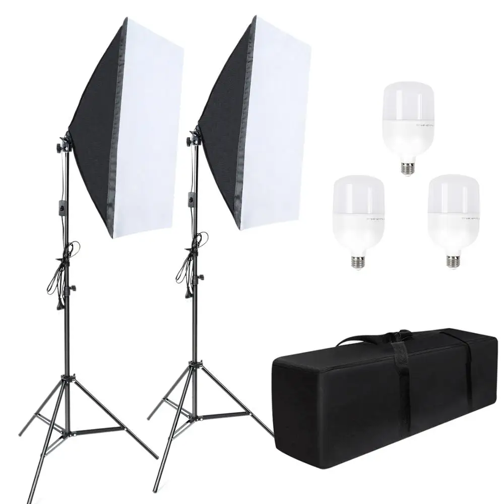 Photography Softbox Lighting Kits Photo Studio 58W  Professional Continuous Light System For Photo Studio Equipment