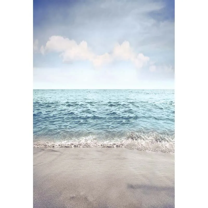 Fond de mer bleu ciel, toile de fond plage de sable, pour Studio Photo, personnalisable, CM-5499