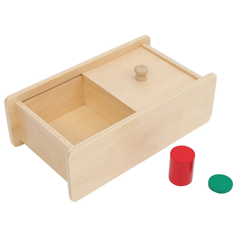 Imbucare-caja/tablero Montessori con tapa para bebé, juguetes educativos tempranos para bebé, herramienta de entrenamiento de coordinación mano-ojo, formas, juego de partido