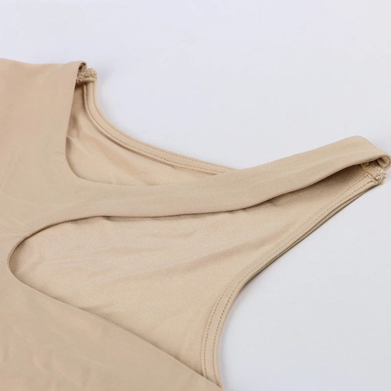 Cut Out Sexy Crop Off Schulter Solide Dünne Sport Kurze Tops Frauen Tank Unregelmäßigen Sommer Rohr Tops – Detail 24
