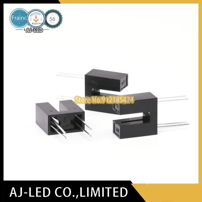 20 Cái/lốc HY860N Transmissive Quang Điện Chuyển Đổi Rãnh Hình Khe Cắm Cảm Biến Quang Điện, Khe Cắm Sân 3.2Mm