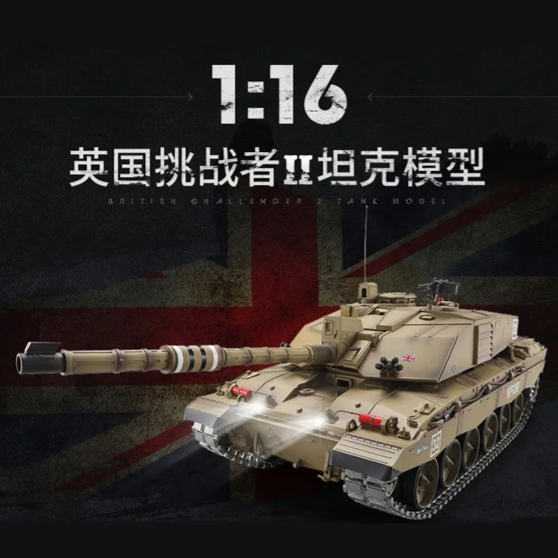Henglong-rcメインタンク、チャレンジャー2、2.4ghz、1、16、u.k、3908