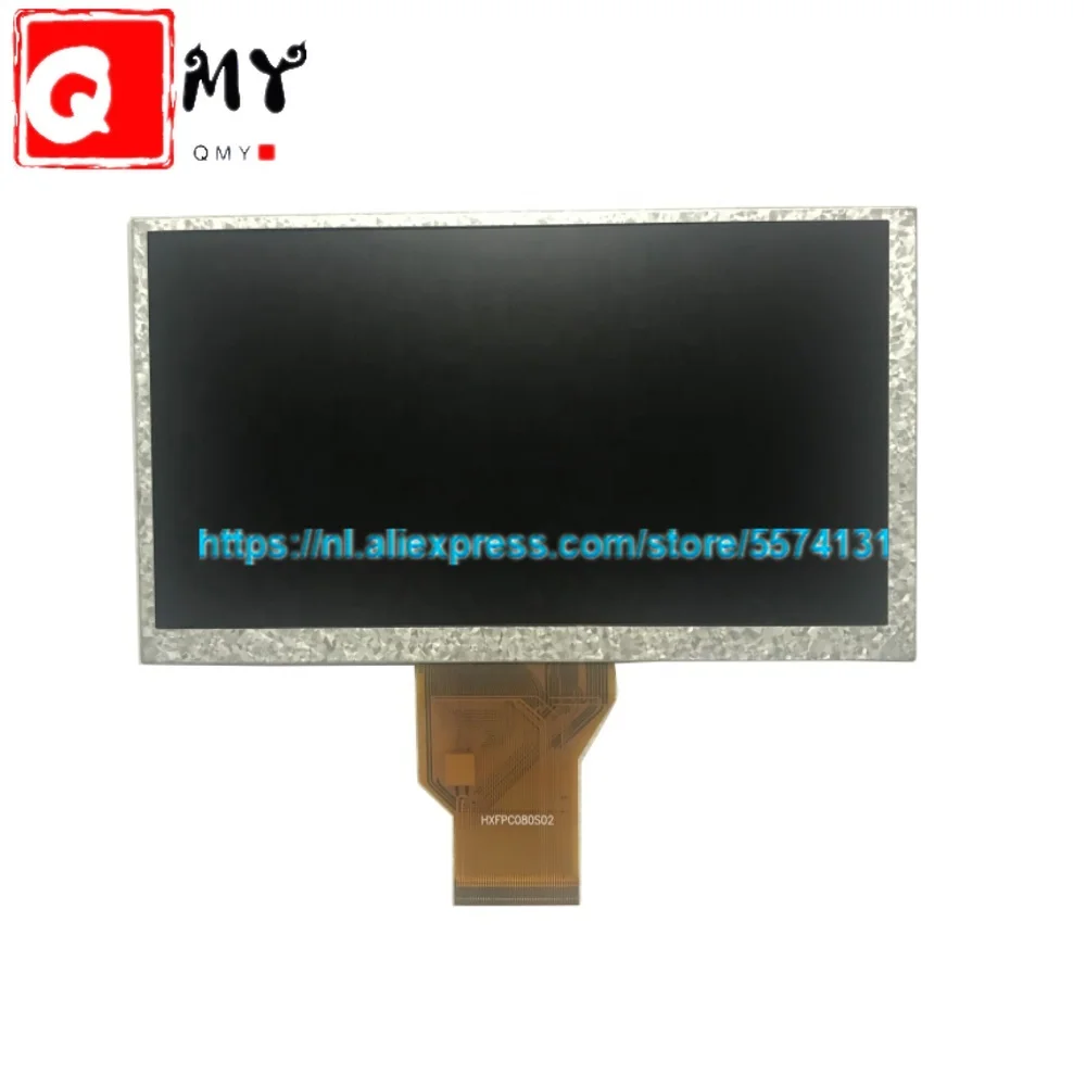 Módulo de exibição lcd tft de temperatura a 800x480 cores de 6.5 polegadas