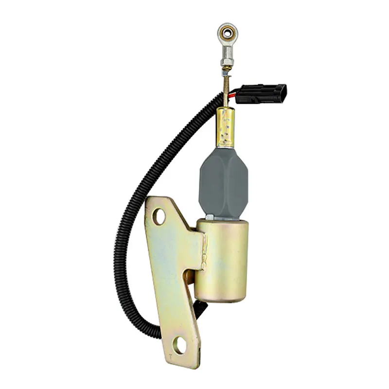24V Fuel Shut Off Solenoid Valve 3991624 3991625 Compatible with Hyundai Excavator R225-7 R220-5 335-7 R210LC-7