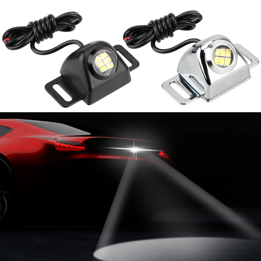 Car LED Eagle Eye Lights Backup Camera Illumination System 1pc 6500K DC 12V Mini Auxiliary Reverse Light High Power