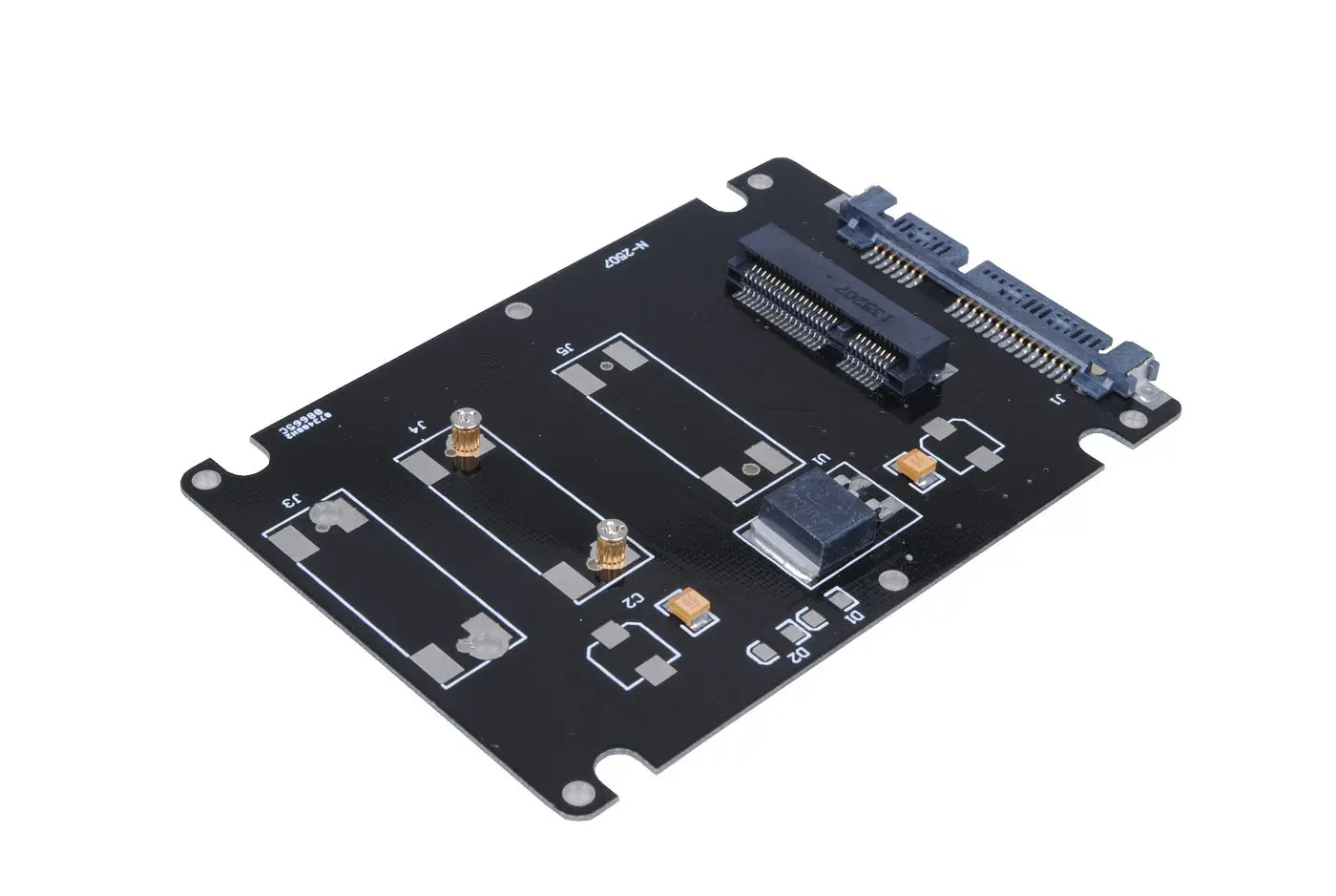 

Mini PCI-E mSATA SSD to 2.5" SATA Hard Disk Enclosure Case Converter Adapter Black Hard Disk