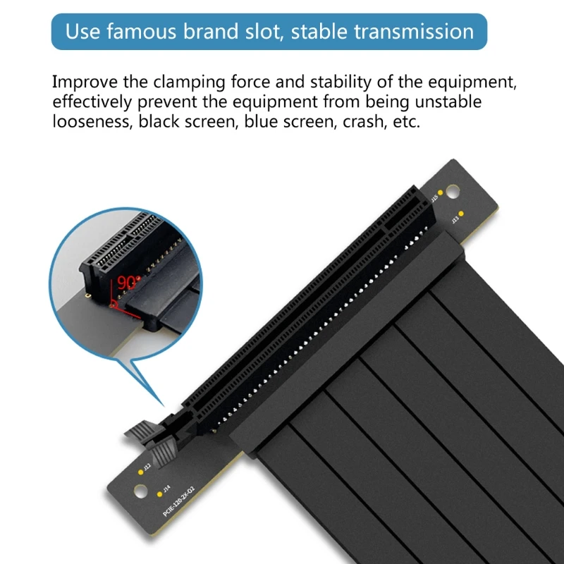 extensão para placa gráfica, velocidade, 5/10 pcie x16 riser, para gpu vertical