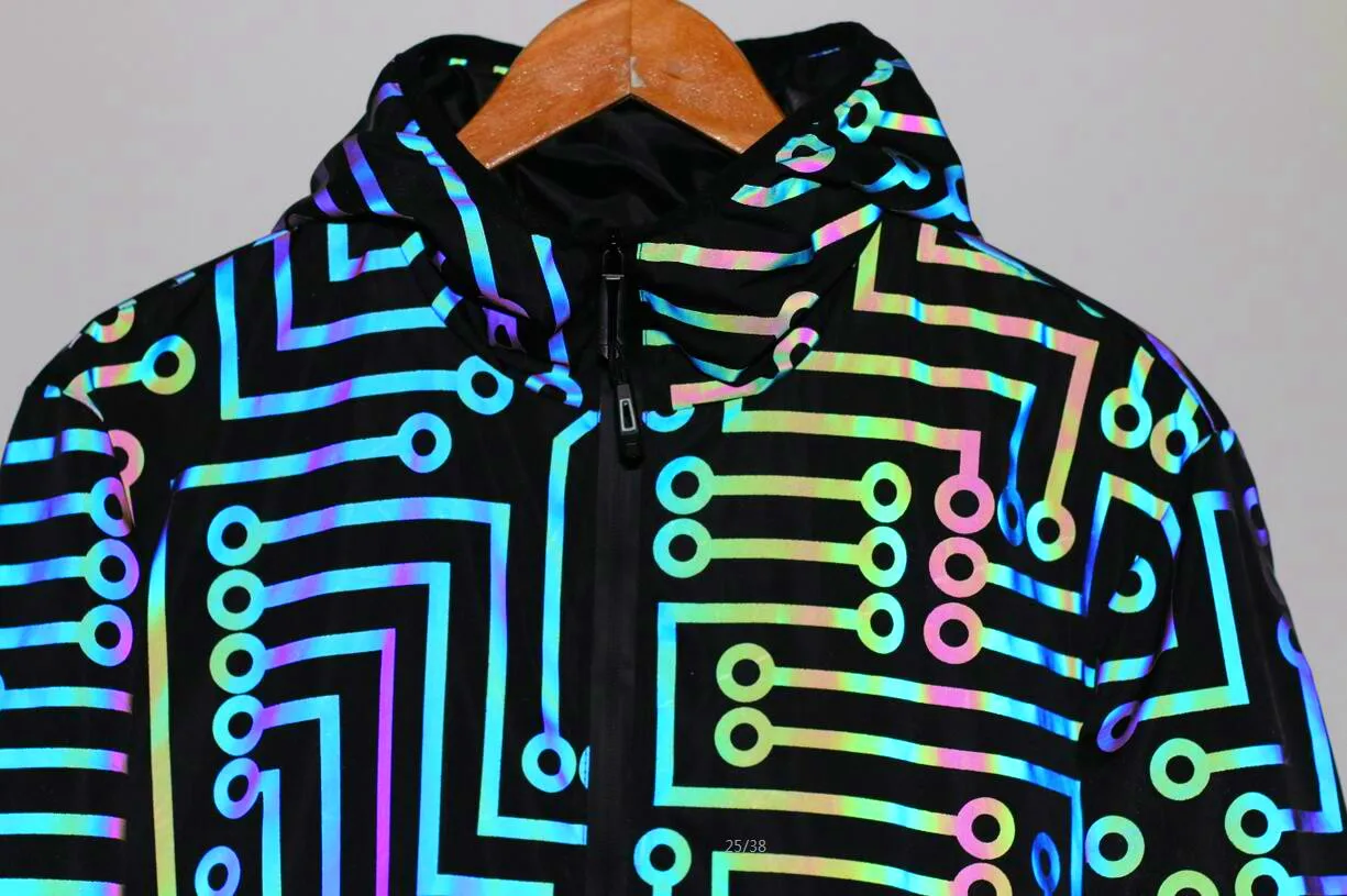 Men Geometric Circuit Lines Colorful Reflective Jackets Hip Hop Windbreaker Men's Reflect Light Casual Coats Jaqueta Masculina 154 Hee8e4c1aed724135ad285bc26e44cb82s