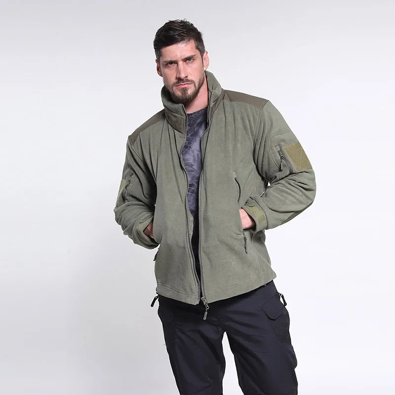 

Fall Winter Novel New Men's Fleece Jacket Outdoor Sports Thickened Warm Fleece Jacket Hoodless Jacket Men's Wear