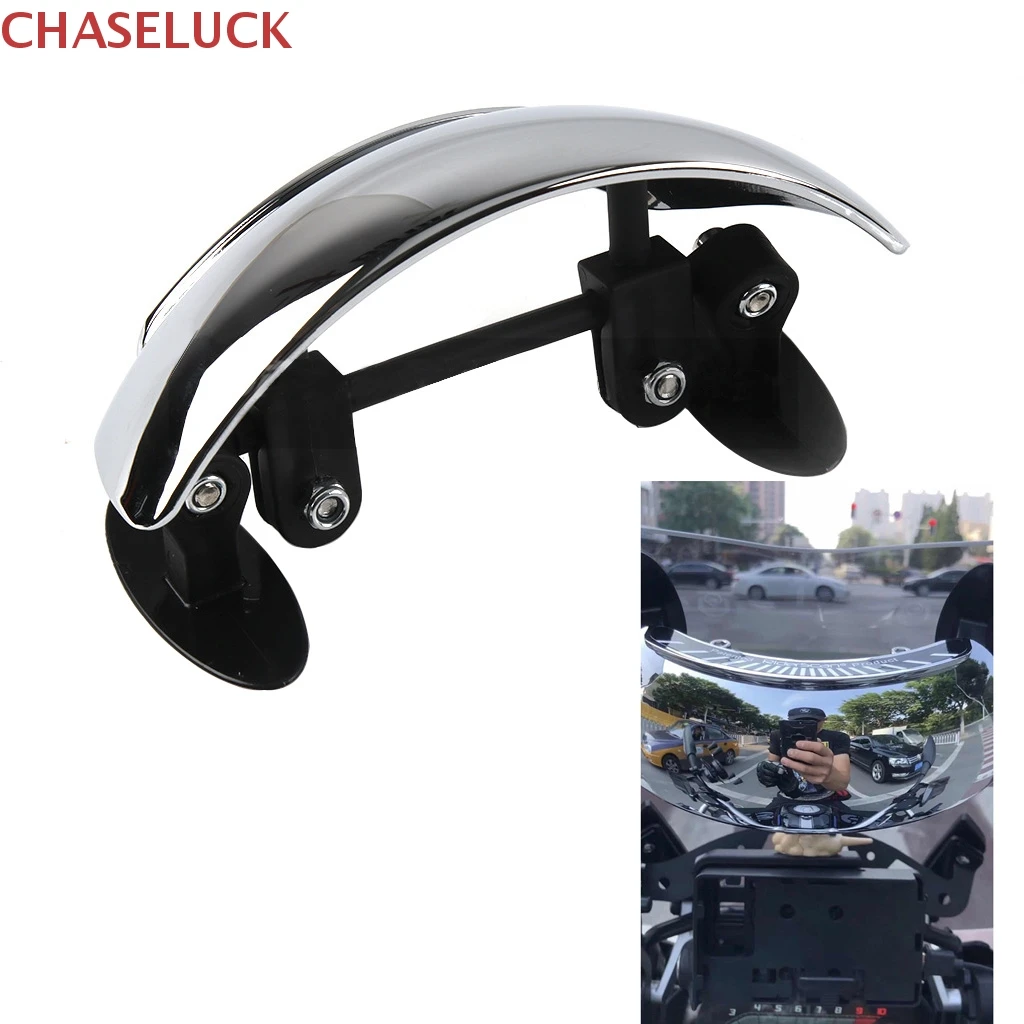 Wide Angle Rear View Mirror Safety Rearview Mirrors Panoramic Motorcycle Windshiled Windscreen Scooter Accessories Universal