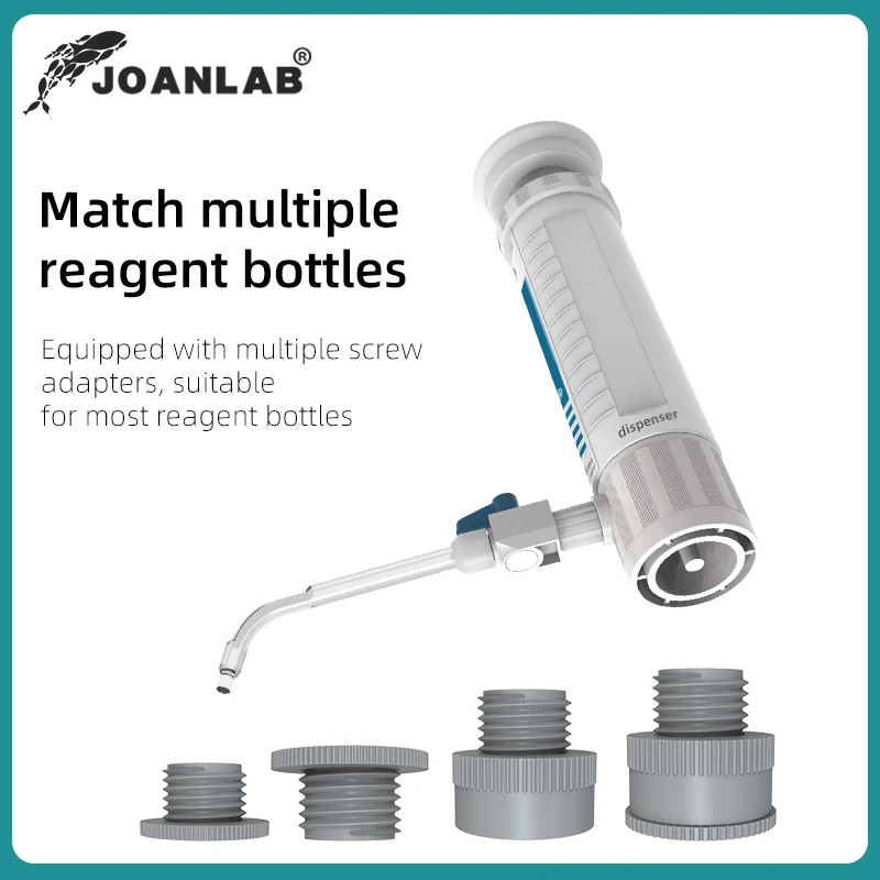 JOANLAB Bottle Dispenser For lab liquid handling Autoclavable Adjustable Laboratory Dispenser With bottle Lab Equipment Supplies